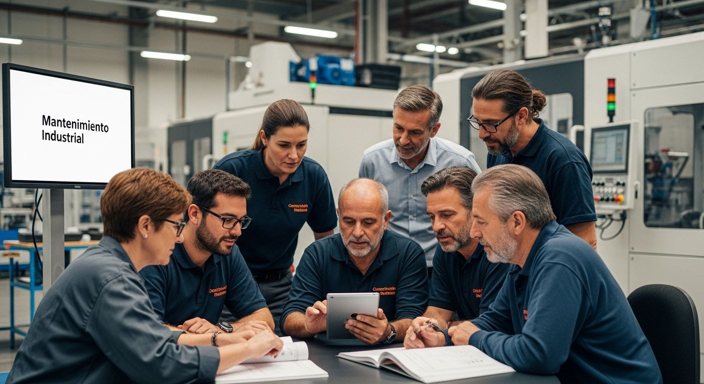 mantenimiento industrial fábrica personas