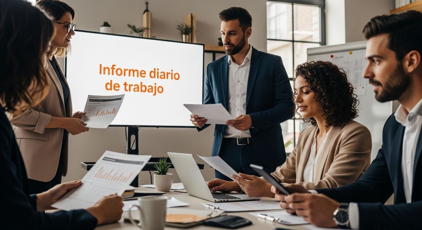Informe diario de trabajo: guía práctica para empresas 1 informe diario empresas