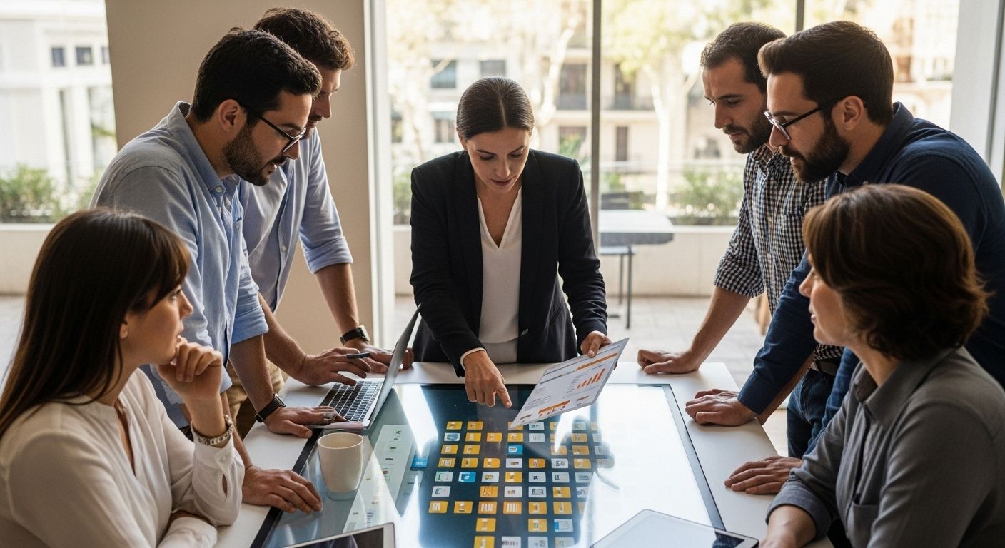 gestión documental inteligente oficina moderna