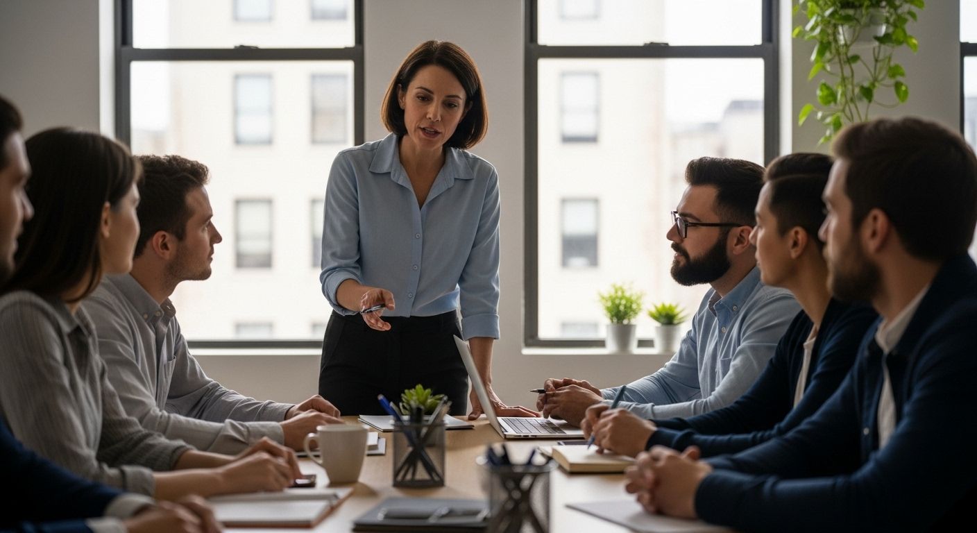 liderazgo empresarial trabajo equipo