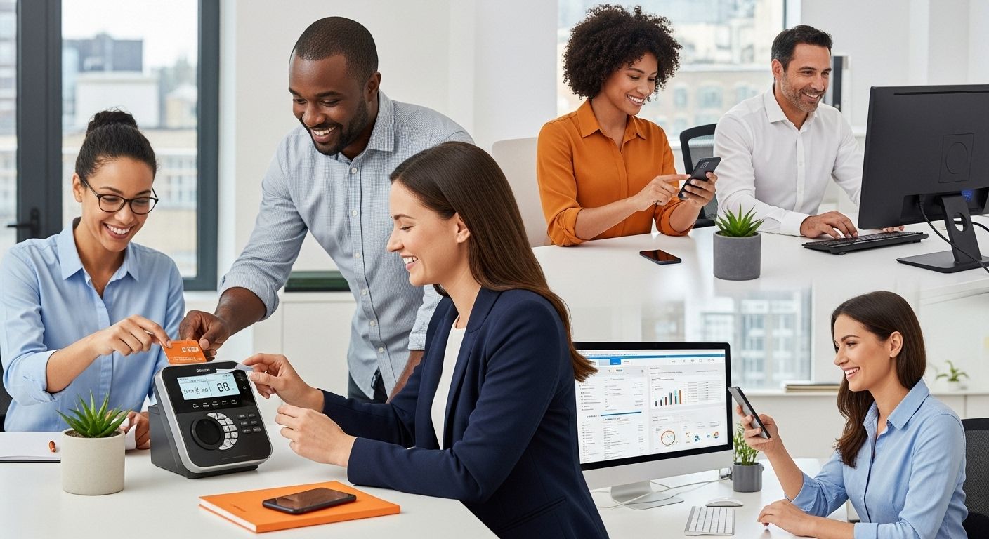 control horario oficina empleados