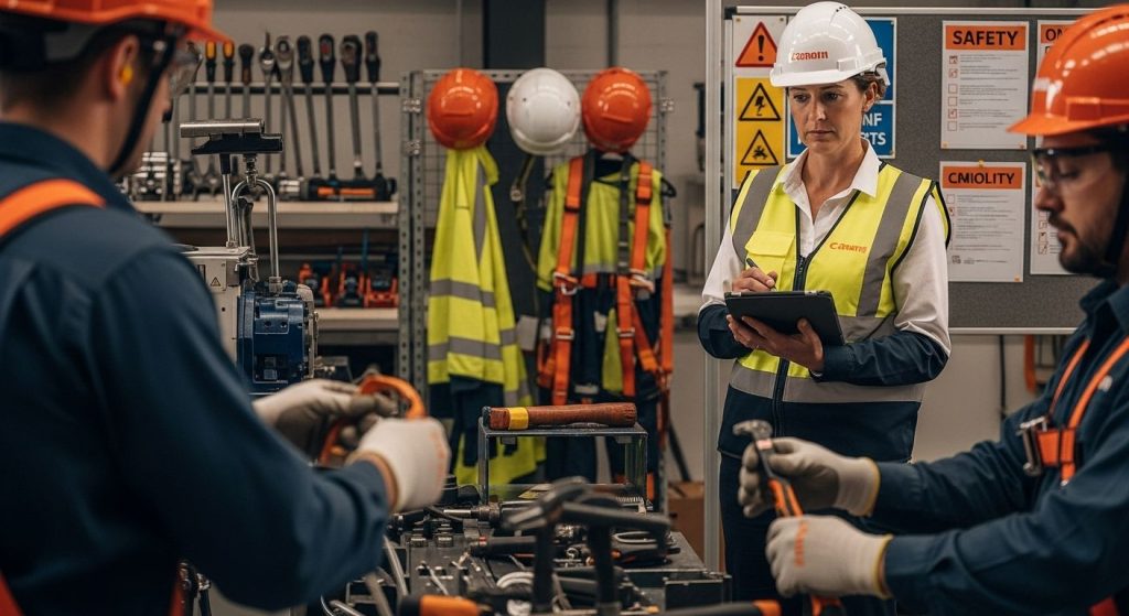 evaluación riesgos laborales demostración