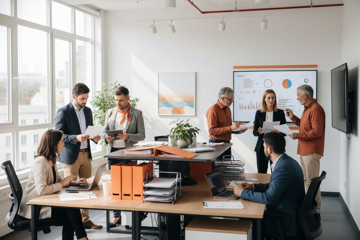 gestión documental oficina colaboración