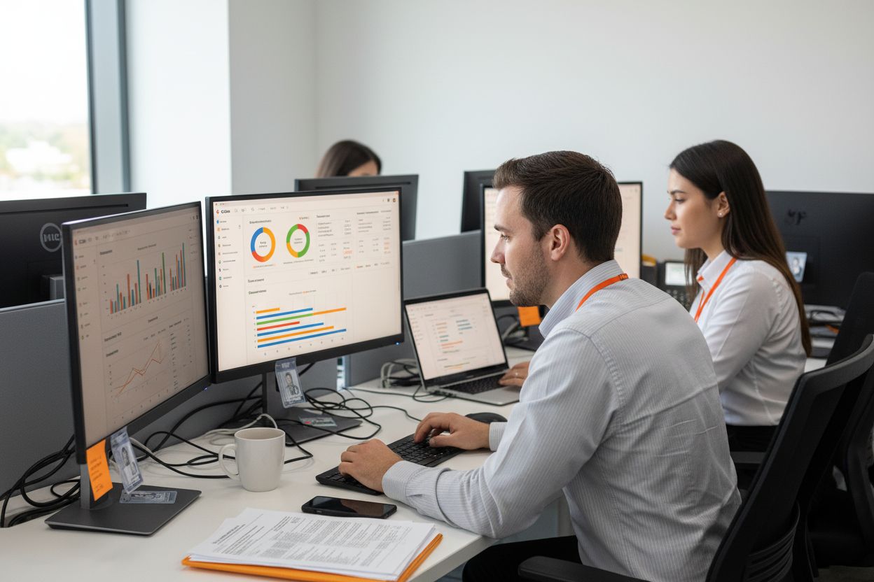 control jornada laboral oficina