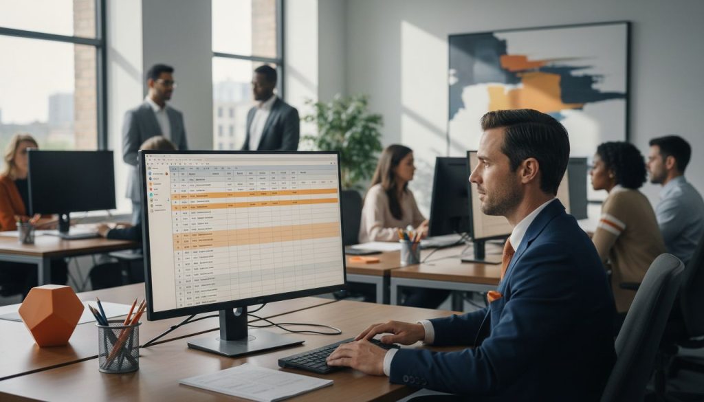 control horario excel oficina