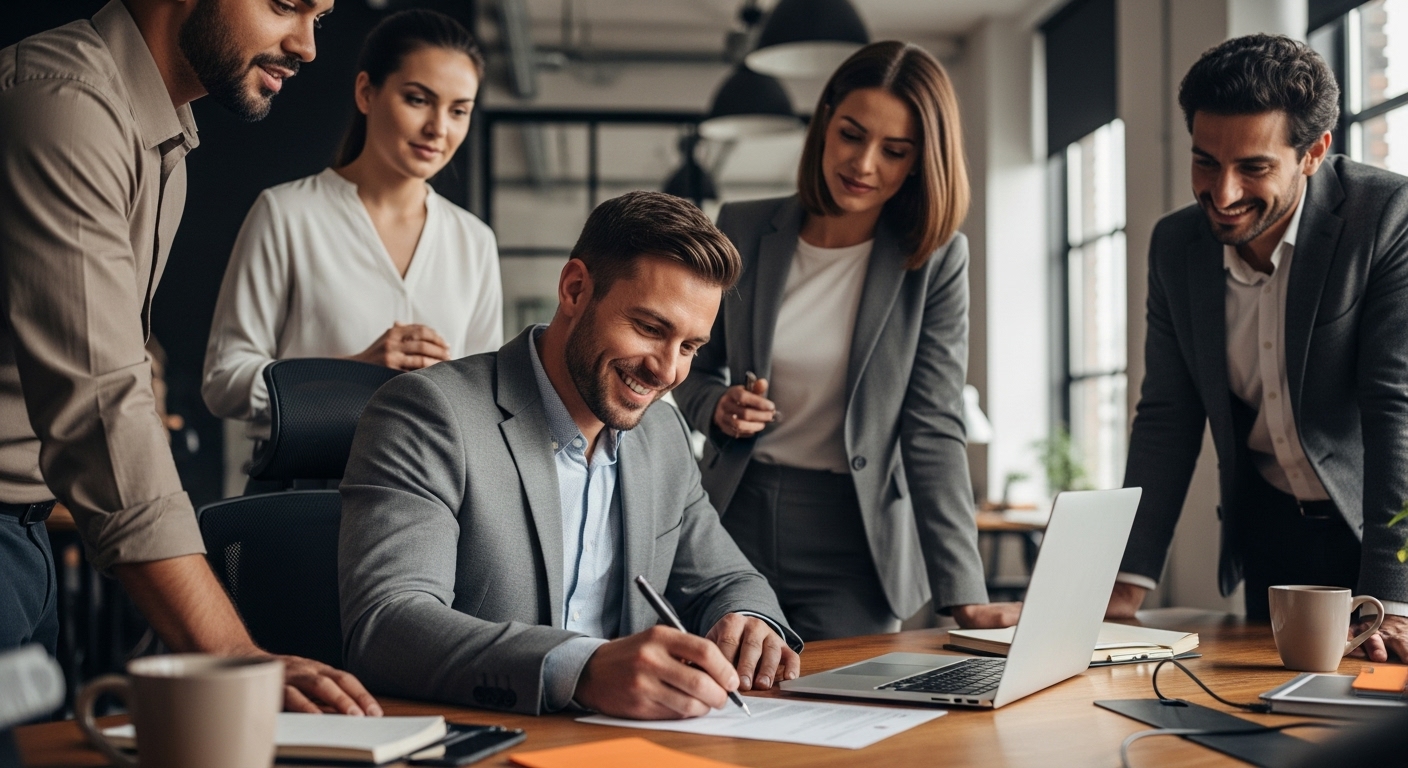 Beneficios de la firma digital: Entendiendo su impacto 1 beneficios firma digital oficina