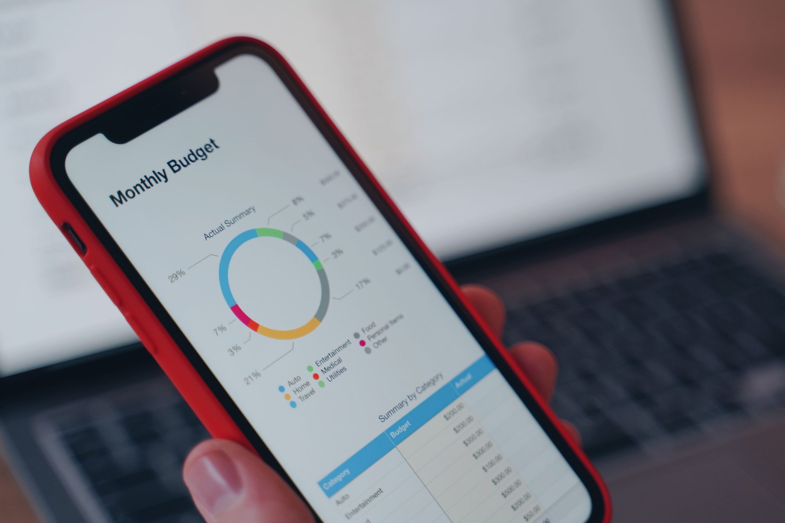 Mejores apps de partes de trabajo en España 2026: análisis comparativo de 5 plataformas líderes 1 monthly budget app on smartphone display 2026 01 08 07 43 09 utc 1 scaled