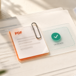 Documentos organizados con verificación PDF
